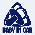 Samolepka na auto baby in car - Dudlíček