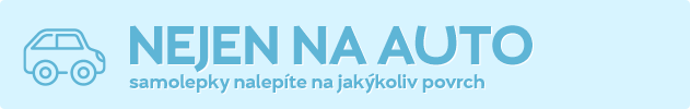 Samolepky dt v aut nalepte na jakkoliv rovn nesav povrch - banner